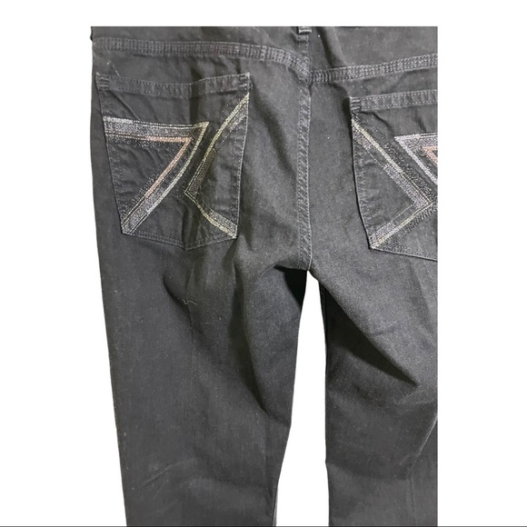 7 for all mankind flynt black jeans size 31. Bootcut.womens - Picture 7 of 12